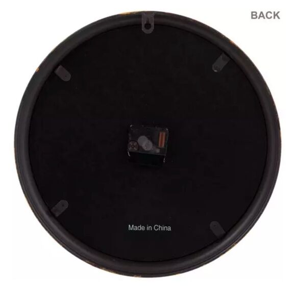 🕰️Antique Yellow Metal Wall Clock - Picture 4 of 4